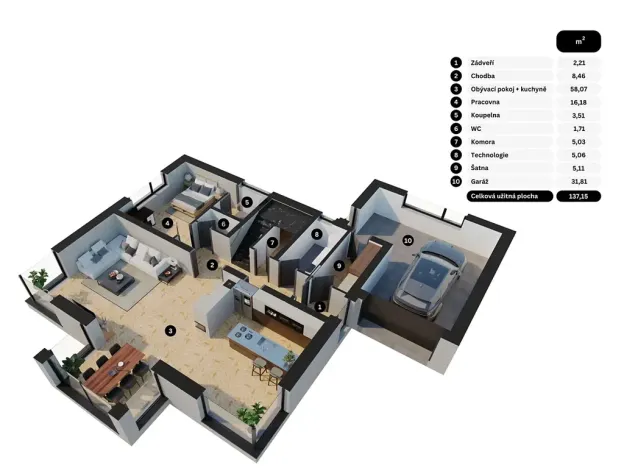 Prodej rodinného domu, Květnice, Krokusová, 243 m2