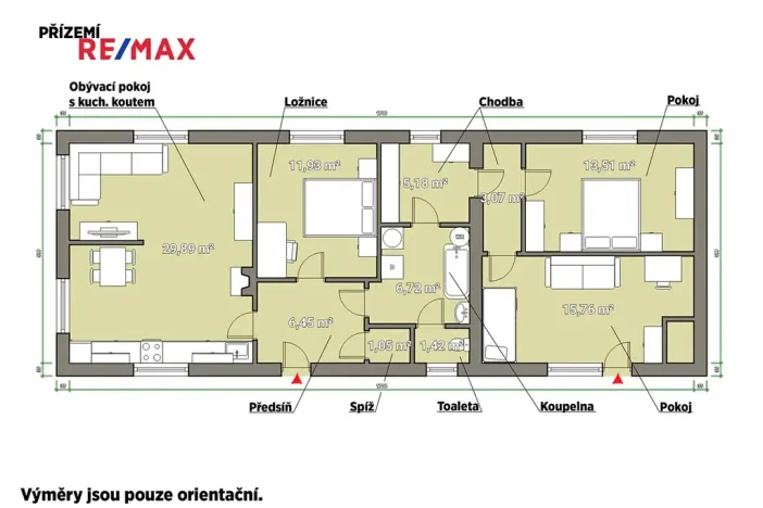 Prodej rodinného domu, Mezholezy, 96 m2