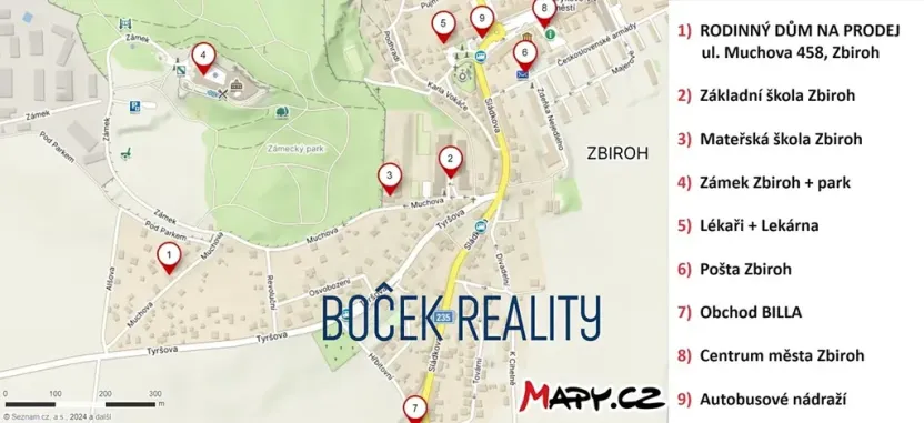 Prodej rodinného domu, Zbiroh, Muchova, 161 m2