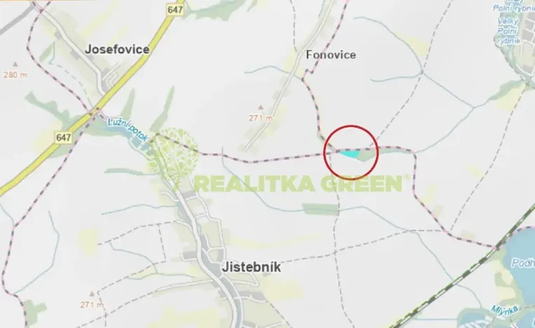 Prodej lesa, Jistebník, 5452 m2