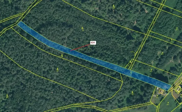 Dražba lesa, Jesenice, 2895 m2