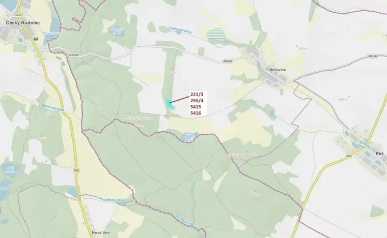 Dražba lesa, Peč, 7902 m2