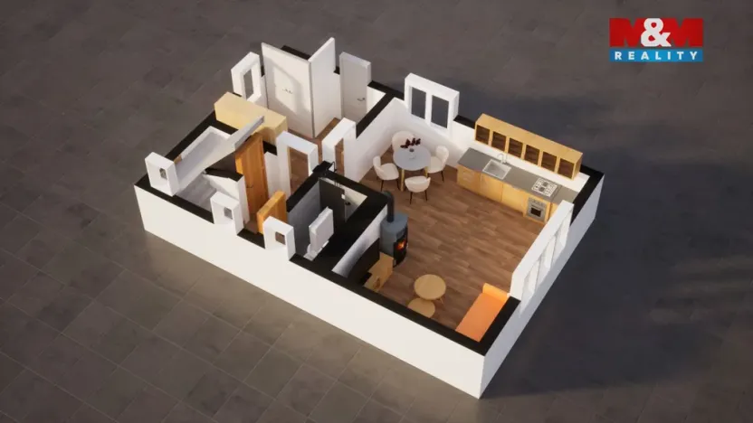 Prodej rodinného domu, Chotiměř, 80 m2