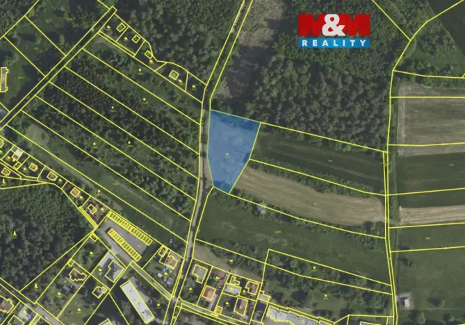 Prodej louky, Velké Popovice, 3090 m2