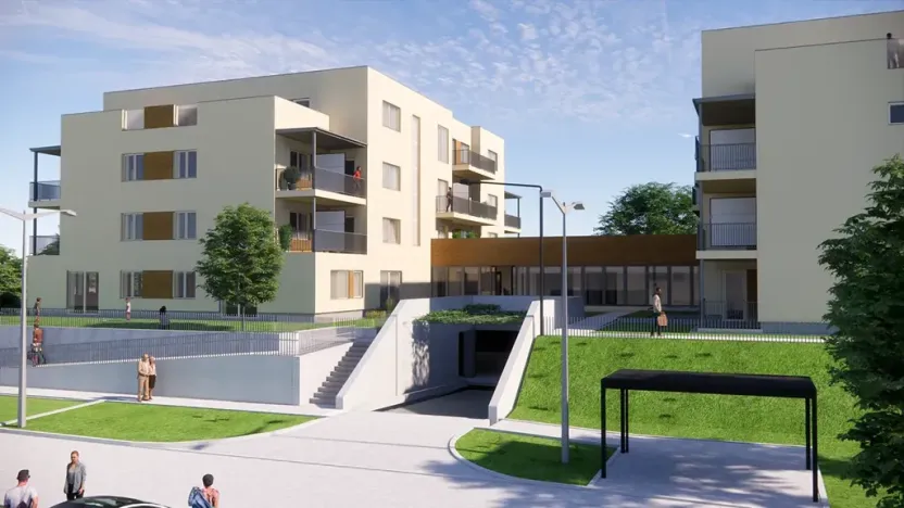 Pronájem bytu 2+kk, Slavkov u Brna, Nerudova, 49 m2