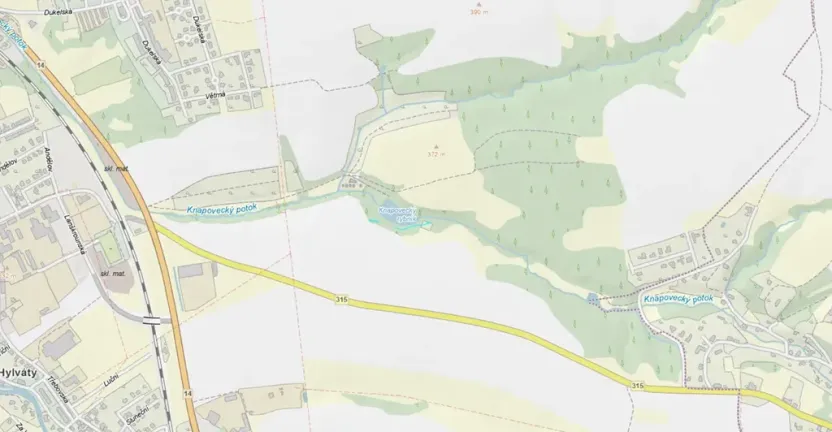 Dražba pozemku, Ústí nad Orlicí, 322 m2