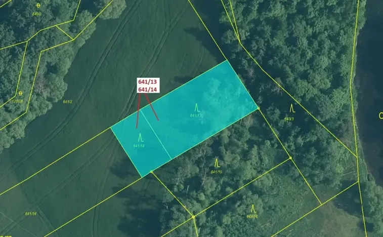 Dražba lesa, Rabí, 1958 m2