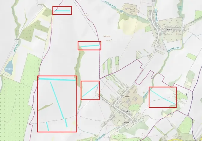 Prodej pole, Skalka, 25651 m2