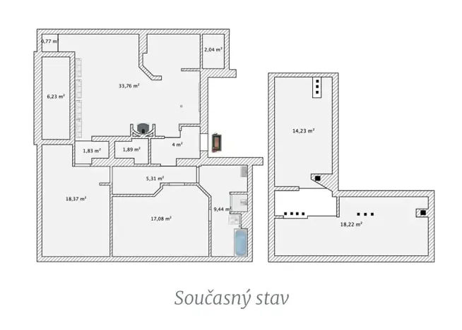 Prodej bytu 4+kk, Nymburk, Masarykova, 129 m2