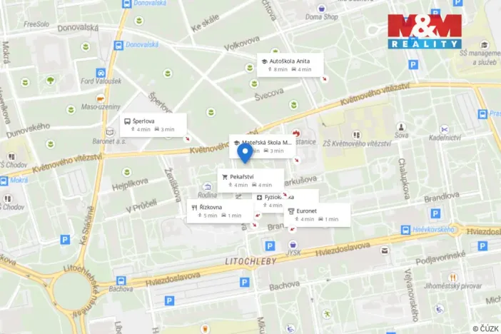 Prodej bytu 3+kk, Praha - Chodov, Machkova, 64 m2