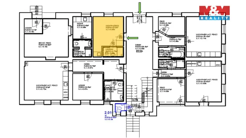 Pronájem bytu 1+kk, Liberec - Liberec VII-Horní Růžodol, Karoliny Světlé, 16 m2