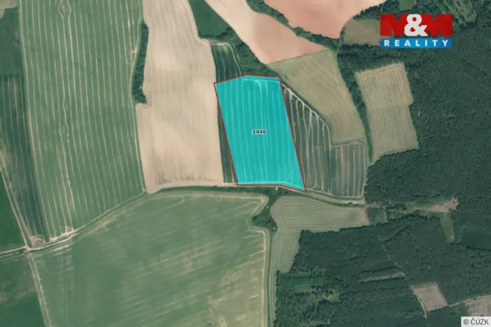 Prodej pole, Velečín, 62047 m2