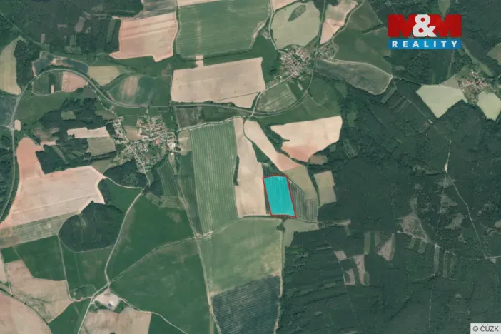 Prodej pole, Velečín, 62047 m2