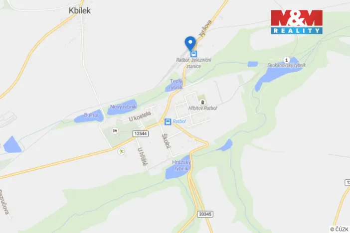 Prodej pozemku, Ratboř, Tyršova, 433 m2