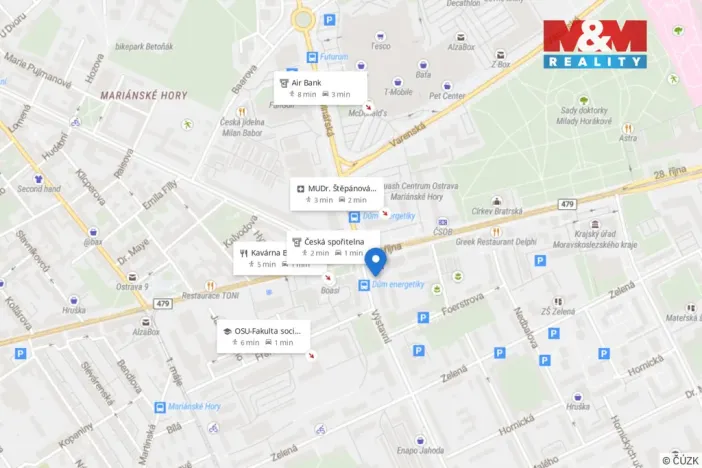 Prodej bytu 2+1, Ostrava - Moravská Ostrava, Výstavní, 53 m2