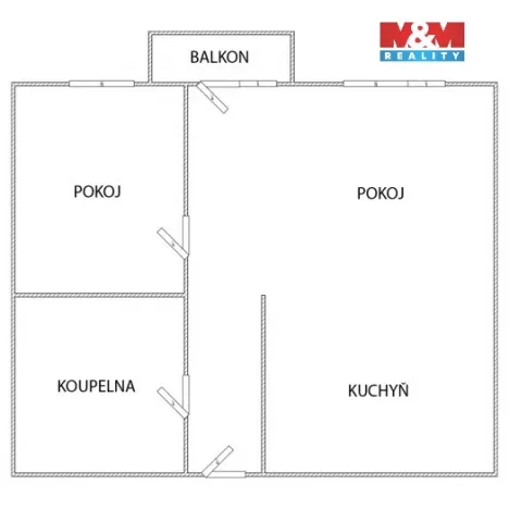Pronájem bytu 2+kk, Zásmuky, Barákova, 53 m2