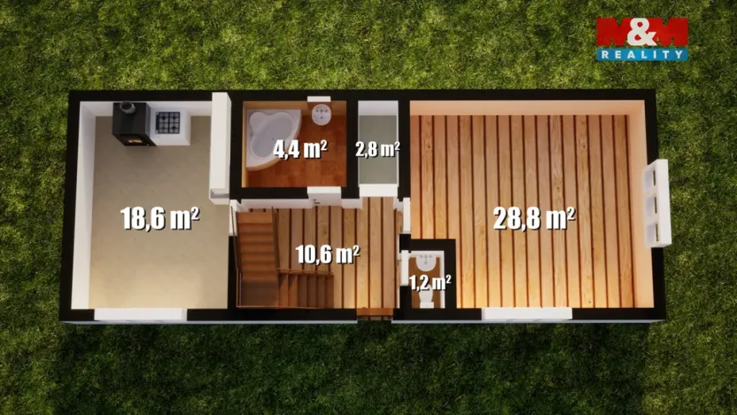 Prodej rodinného domu, Mšeno - Sedlec, 135 m2