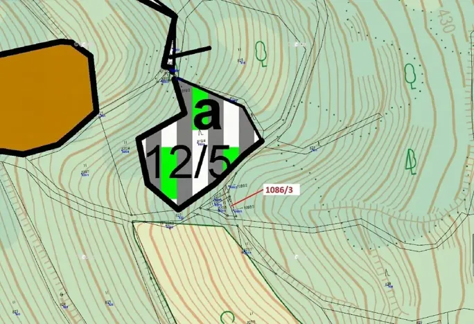 Dražba lesa, Zubrnice, 18 m2