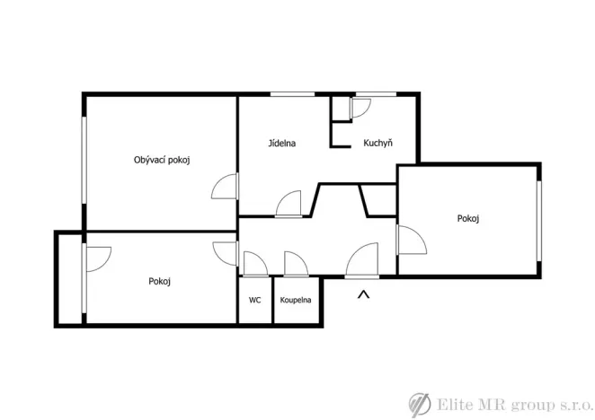 Prodej bytu 3+1, Krásná Ves, 72 m2