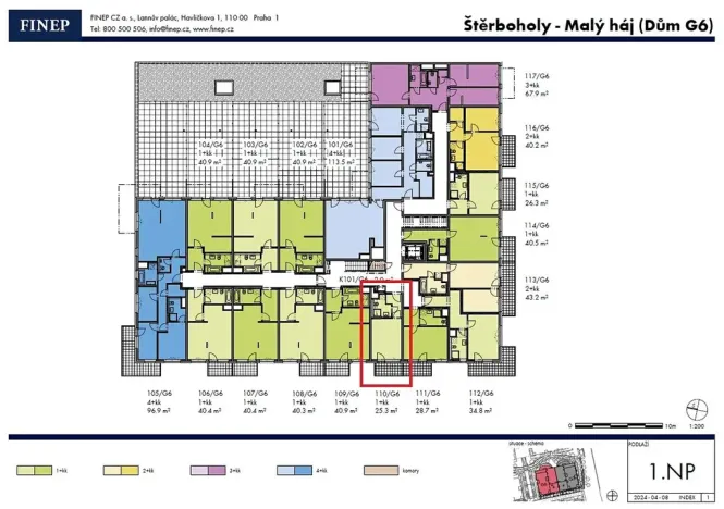 Prodej bytu 1+kk, Praha - Dolní Měcholupy, Honzíkova, 25 m2