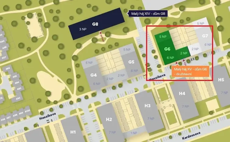 Prodej bytu 1+kk, Praha - Dolní Měcholupy, Honzíkova, 25 m2