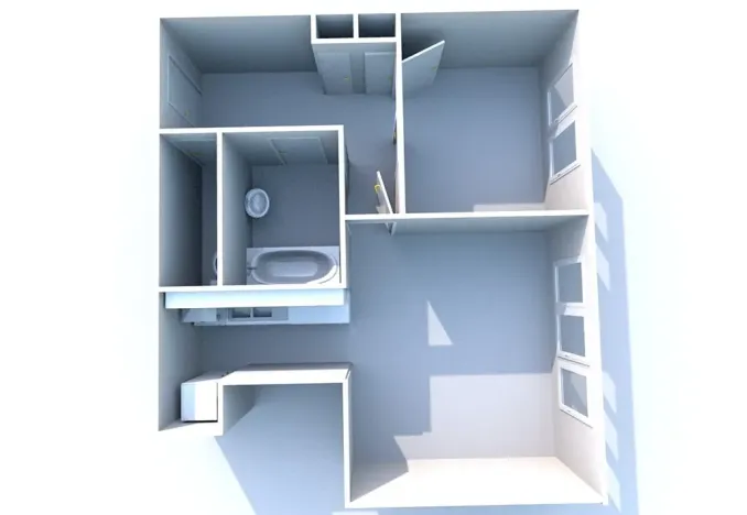 Pronájem bytu 2+kk, Praha - Kamýk, Cuřínova, 43 m2