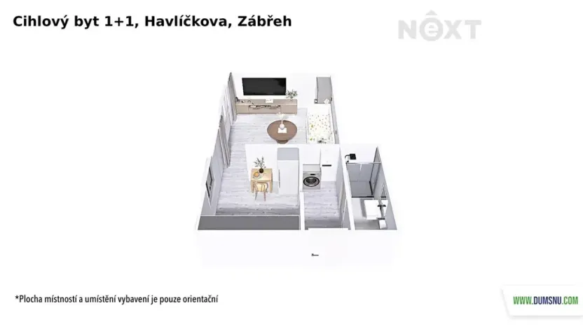 Prodej bytu 1+1, Zábřeh, Havlíčkova, 28 m2