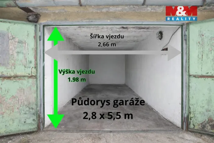 Prodej garáže, Hradec Králové - Pražské Předměstí, 18 m2