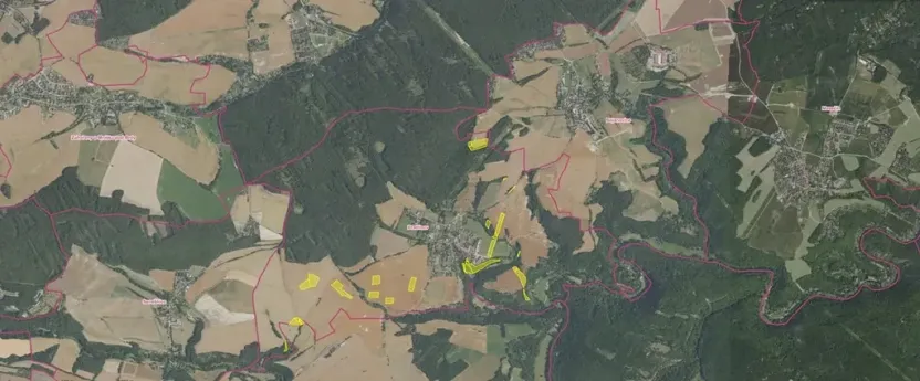 Prodej pole, Bratřínov, 8308 m2