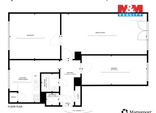 Prodej bytu 3+1, Ostrava - Poruba, Alžírská, 66 m2