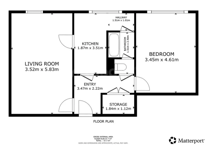 Prodej bytu 2+1, Líně, Vodárenská, 57 m2