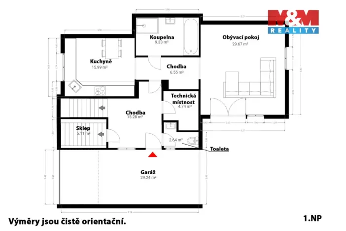 Prodej rodinného domu, Buštěhrad, Bořivojova, 150 m2