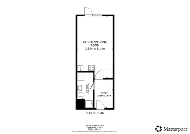 Pronájem bytu 1+kk, Praha - Letňany, Škrábkových, 28 m2