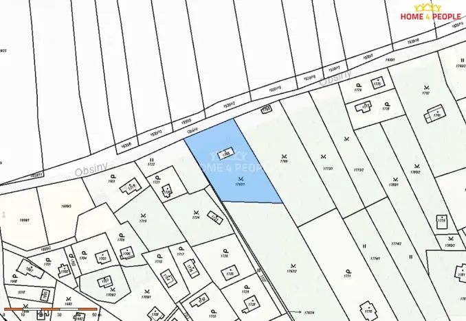 Prodej pozemku, Praha - Lipence, 1285 m2