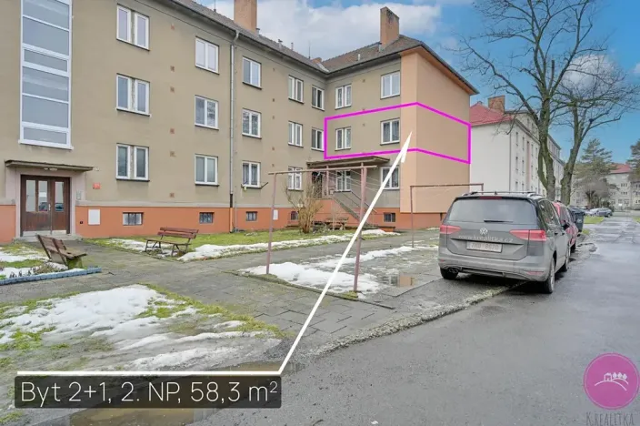 Prodej bytu 2+1, Olomouc, Ladova, 58 m2