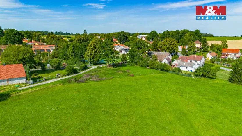 Prodej pozemku pro bydlení, Borovany - Vrcov, 3156 m2