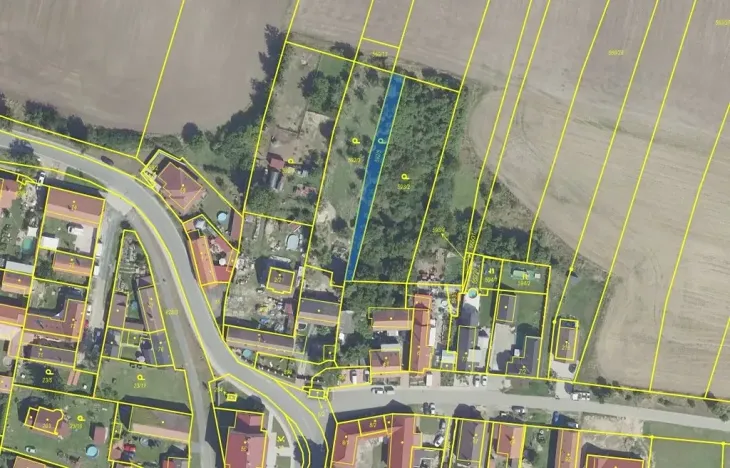 Prodej podílu zahrady, Vykáň, 912 m2