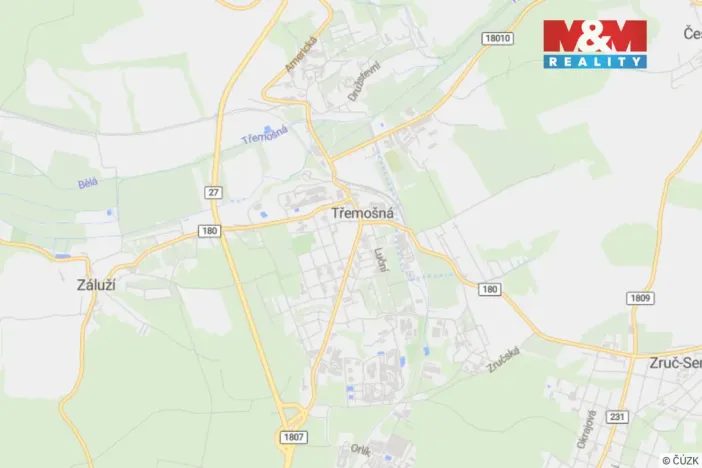 Prodej pole, Třemošná, 75595 m2