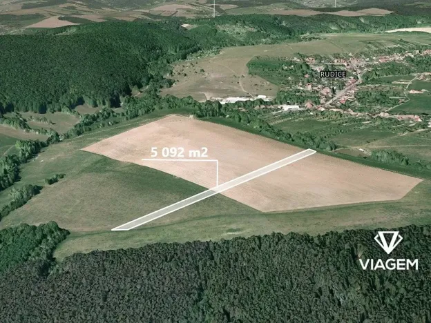 Prodej pole, Rudice, 5092 m2