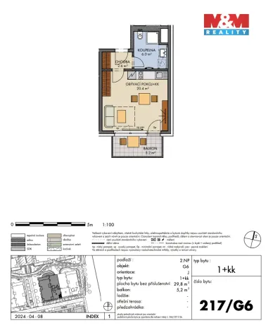Prodej bytu 1+kk, Praha, Honzíkova, 30 m2
