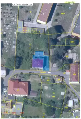 Prodej pozemku pro bydlení, Žandov, Kostelní, 398 m2