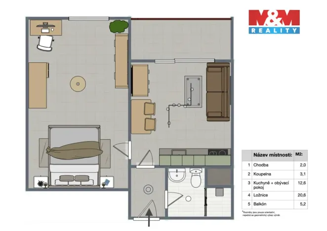 Prodej bytu 1+1, Strakonice - Strakonice I, Mlýnská, 39 m2
