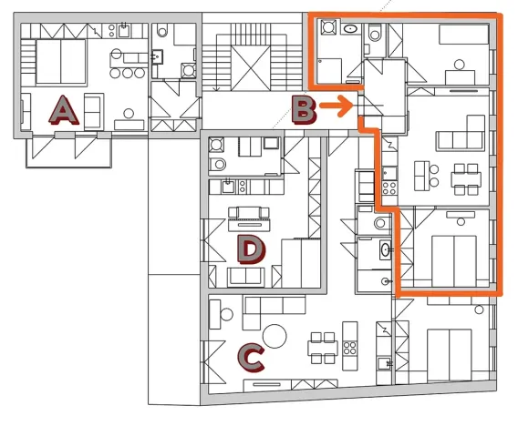 Prodej bytu 3+kk, Praha - Košíře, Holečkova, 55 m2
