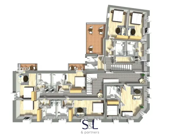 Prodej ubytování, Osečná, Svatovítské náměstí, 1005 m2