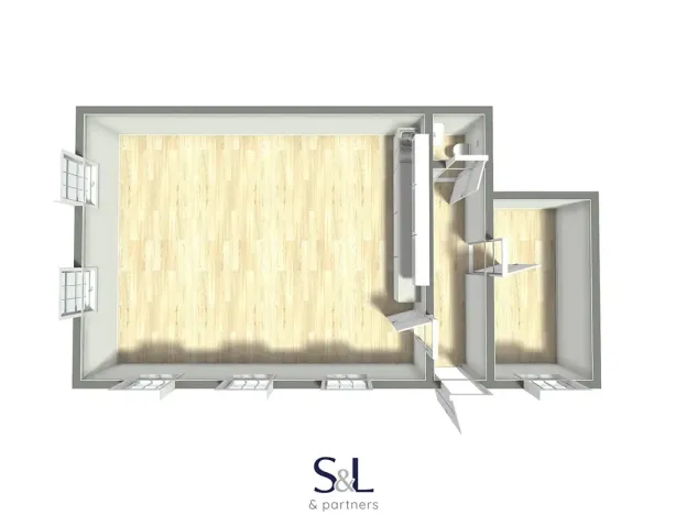 Pronájem skladu, Liberec, Partyzánská, 95 m2