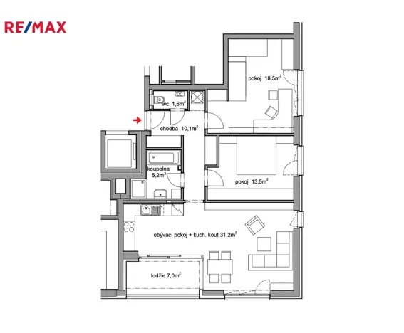 Prodej bytu 3+kk, Brno, Firkušného, 80 m2