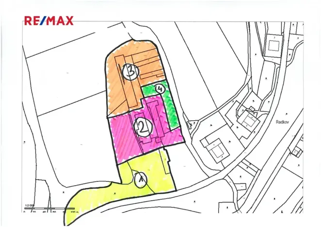 Prodej výrobních prostor, Radkov, 13527 m2