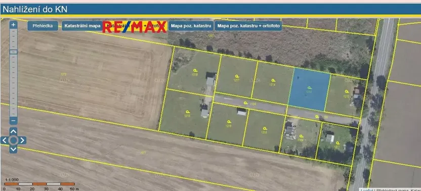 Prodej zahrady, Tursko, 820 m2