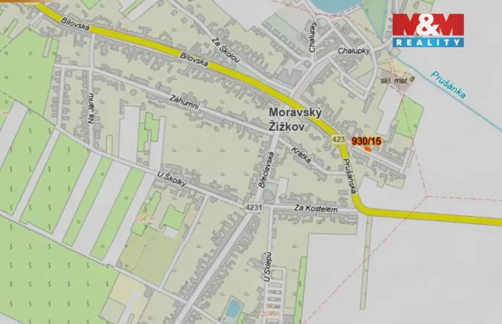 Prodej pozemku, Moravský Žižkov, 72 m2