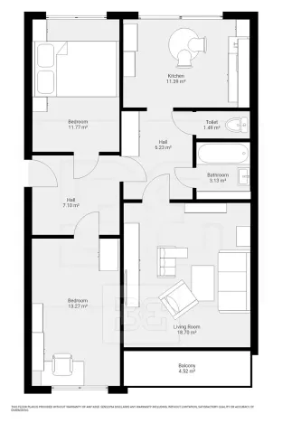 Pronájem bytu 3+1, Liberec, Skalní, 74 m2
